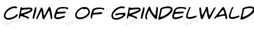crime of grindelwald字体转换